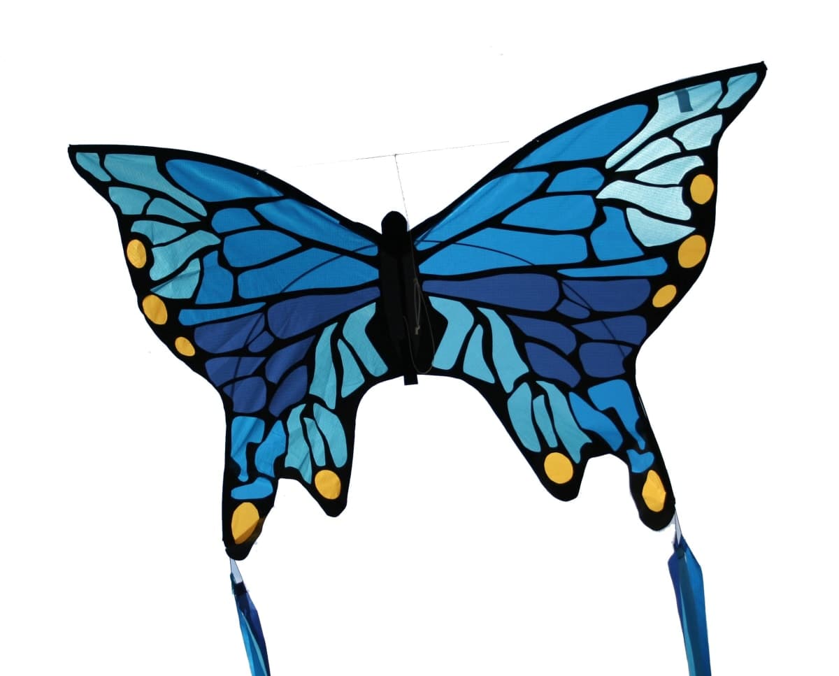 Skydog - 47" Blue Butterfly Kite - Image 1