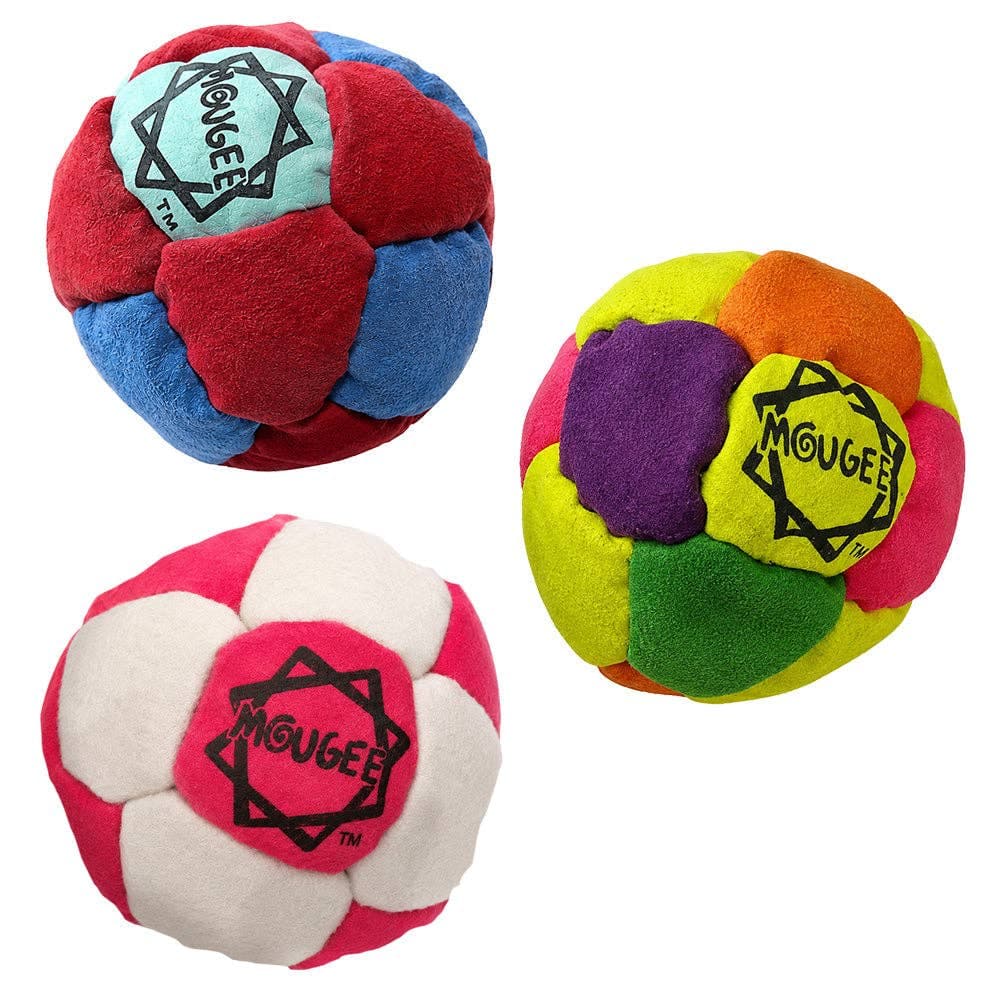 Mougee Sack Footbag - Amara Suede - 14 Panel - Sand or Pellet Filled Foot Bag - Image 1