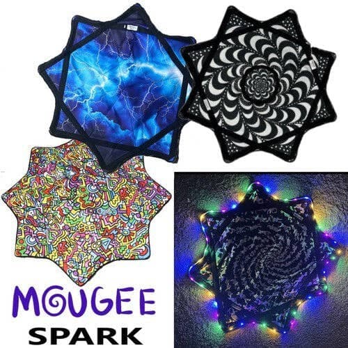 Mougee Spark Flow Star - AIR 28" MIDWAY 24" MINI 21" MICRO 13" - Rechargeable Multi-Colored LED Lights - 3 Modes - Image 1